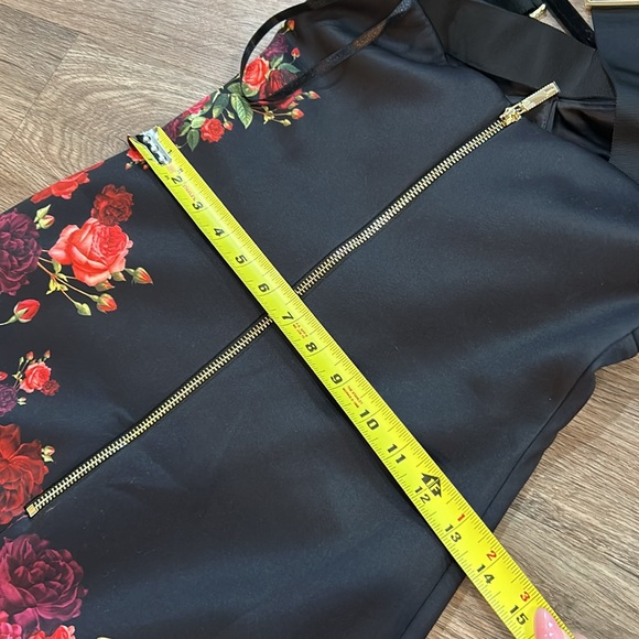 Ted Baker Marek Juxtapose Rose Midi Dress - Picture 14 of 17